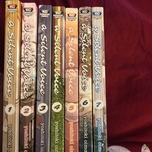 A silent voice manga volumes 1-7